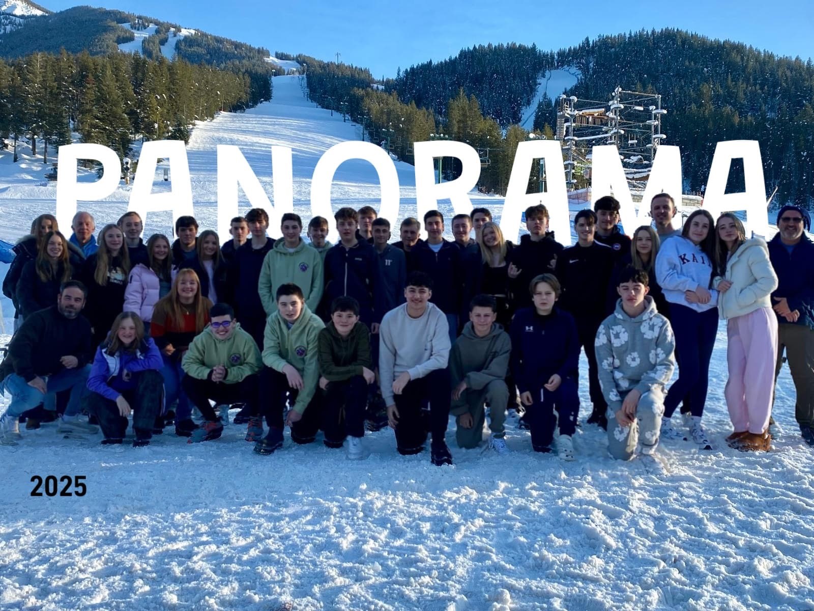 Pupils from EPA visit the ski slopes in Canada.