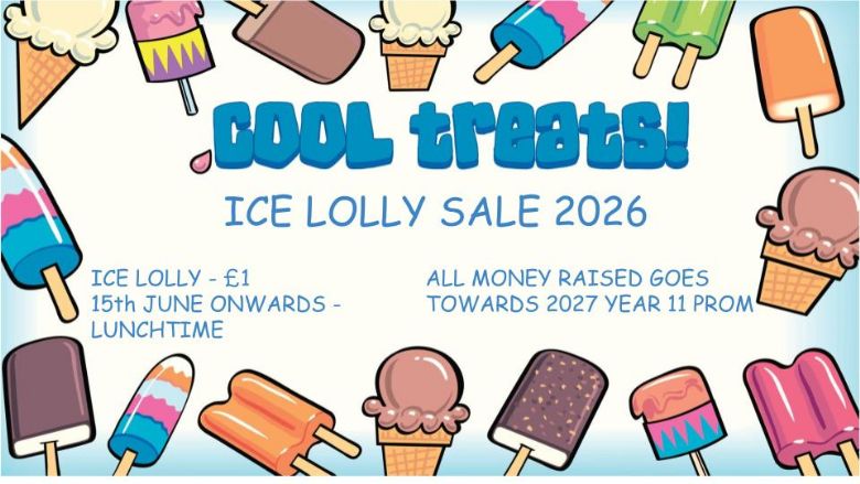 2027 Prom Committiee ice Lolly Sales